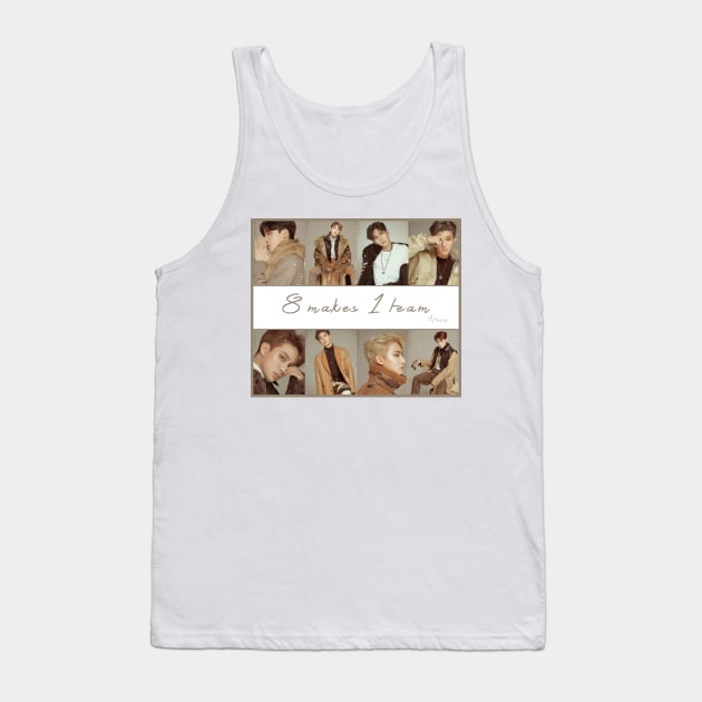 ATEEZ - 8 makes 1 team Tank Top by nicolesdesigns